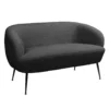 Tori Boucle Tub Sofa - Black -Home Furniture 13168214 7334971603857808