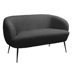 Tori Boucle Tub Sofa - Black