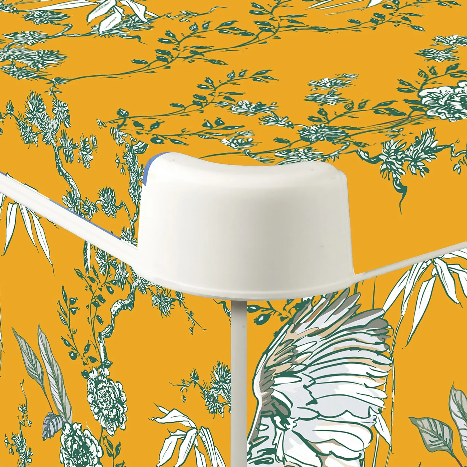 Curver Stockholm Stork Deco Storage Box - Yellow - 22L 7 Curver Stockholm Stork Deco Storage Box - Yellow - 22L - Image 5