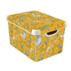 Curver Stockholm Stork Deco Storage Box - Yellow - 22L -Home Furniture 13169628 4924898511790251