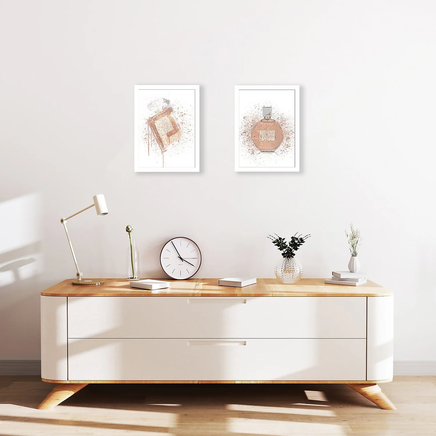 Perfume Framed Prints - Set Of 2 - 40x30cm 4 Perfume Framed Prints - Set Of 2 - 40x30cm - Image 2