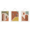 Moroccan Hanging Prints - Set Of 3 - 40x30cm -Home Furniture 13204998 2514910172121575