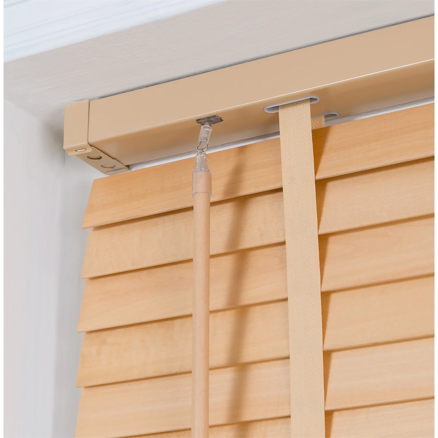 50mm Wood Venetian Blind - Natural - 90x160cm 6 50mm Wood Venetian Blind - Natural - 90x160cm - Image 4