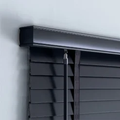 50mm Wood Venetian Blind - Slate - 180x160cm 15 50mm Wood Venetian Blind - Slate - 180x160cm -Home Furniture 13206171 1734884243055572