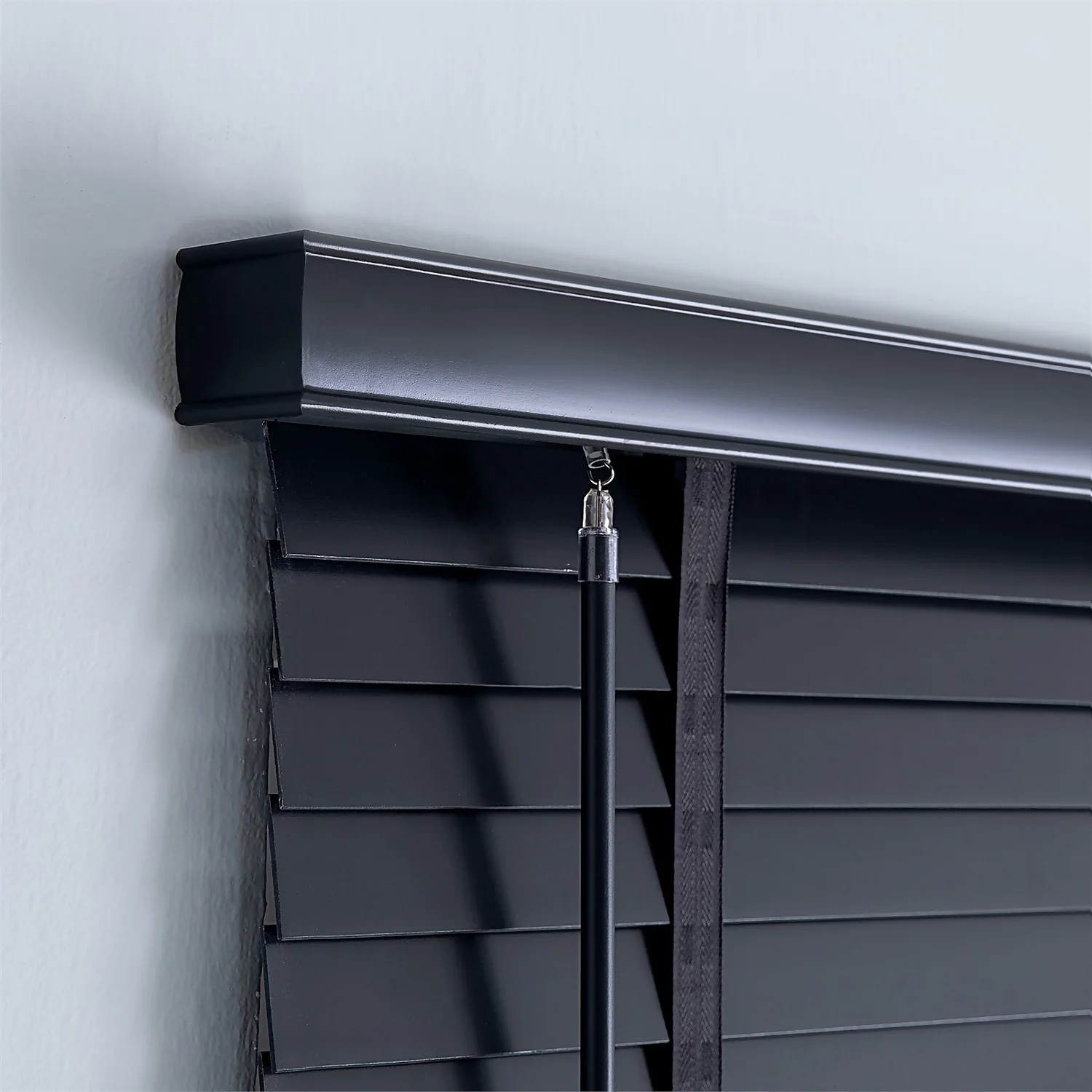 50mm Wood Venetian Blind - Slate - 180x160cm 7 50mm Wood Venetian Blind - Slate - 180x160cm - Image 5