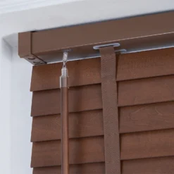 50mm Wood Venetian Blind - Walnut - 150x160cm 10 50mm Wood Venetian Blind - Walnut - 150x160cm -Home Furniture 13206181 1384884245150400