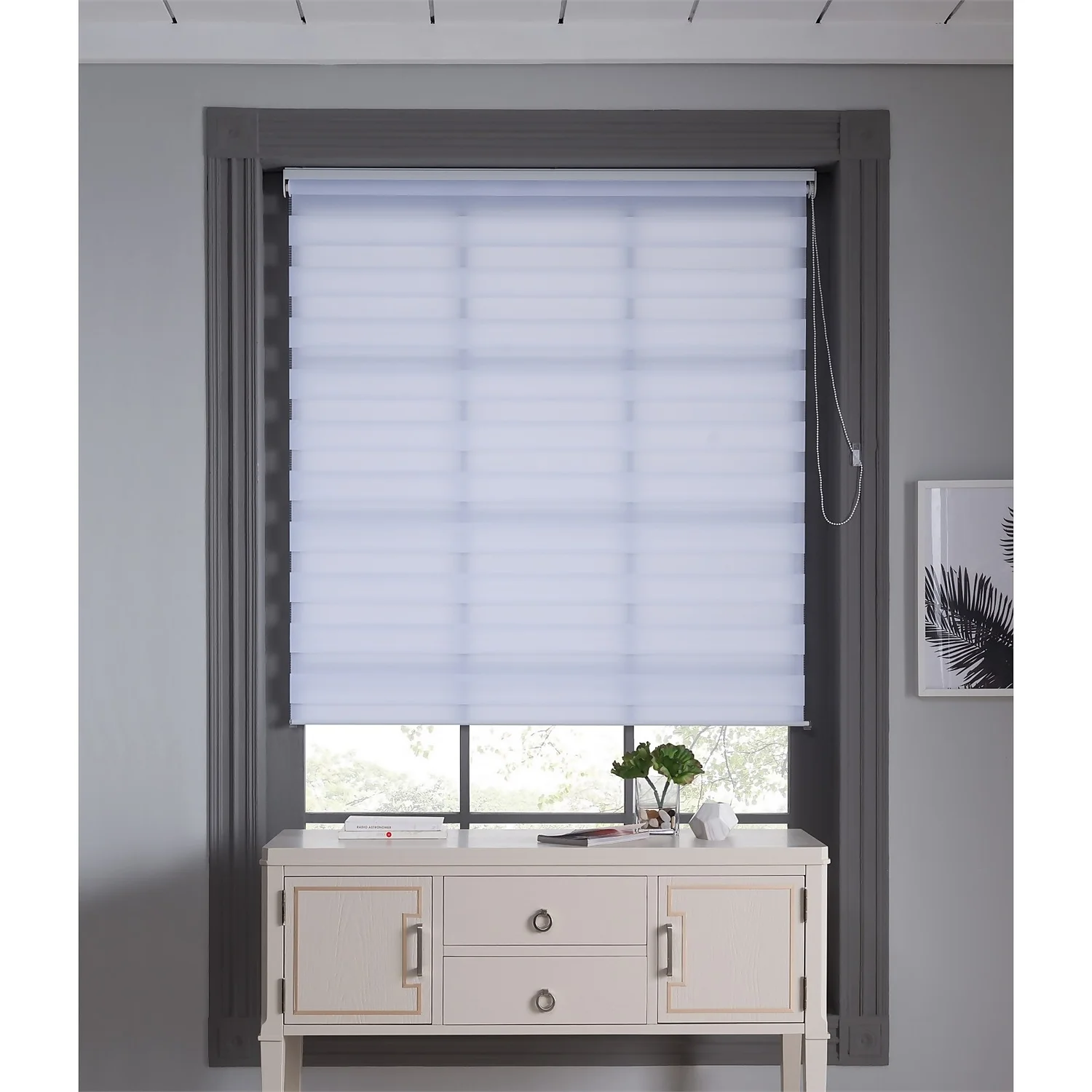 Night & Day Roller Blind - White - 90x160cm 4 Night & Day Roller Blind - White - 90x160cm - Image 2