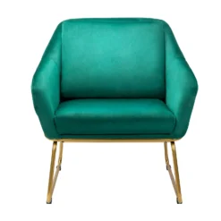 Evelyn Metal Frame Chair - Emerald -Home Furniture 13222772 1384932955562277