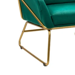 Evelyn Metal Frame Chair - Emerald -Home Furniture 13222772 3134932955727262