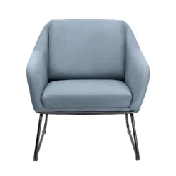 Evelyn Metal Frame Chair - Denim Blue -Home Furniture 13222781 5444940701581669