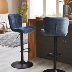 Sahara Height Adjustable Bar Stool -Home Furniture 13223765 1304927522345737