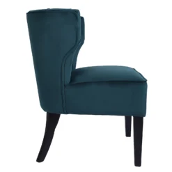 Sadie Velvet Accent Chair - Aegean Blue 14 Sadie Velvet Accent Chair - Aegean Blue -Home Furniture 13223769 2094958840644425