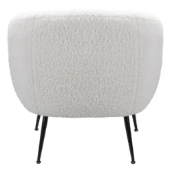 Tori Boucle Tub Chair - White -Home Furniture 13224150 1774919264544705