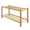 Living Elements 2 Tier Bamboo Shoe Rack -Home Furniture 13231129 2014929069009984