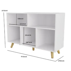 Kids Compact Storage Unit With Legs - White 17 Kids Compact Storage Unit With Legs - White -Home Furniture 13277674 1184929069674892