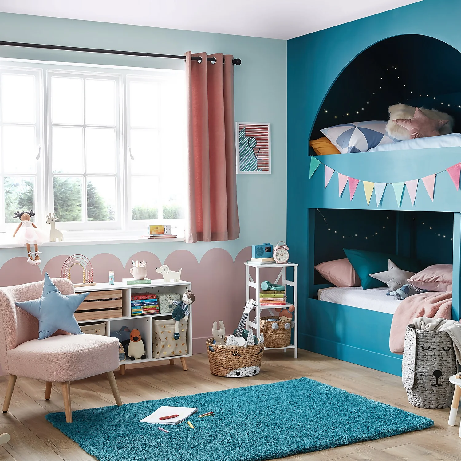 Kids Compact Storage Unit With Legs - White 4 Kids Compact Storage Unit With Legs - White - Image 2