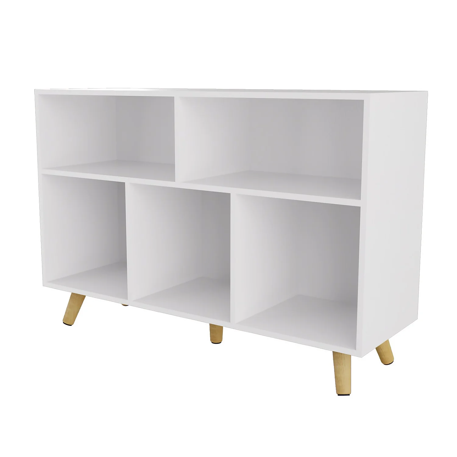 Kids Compact Storage Unit With Legs - White 3 Kids Compact Storage Unit With Legs - White