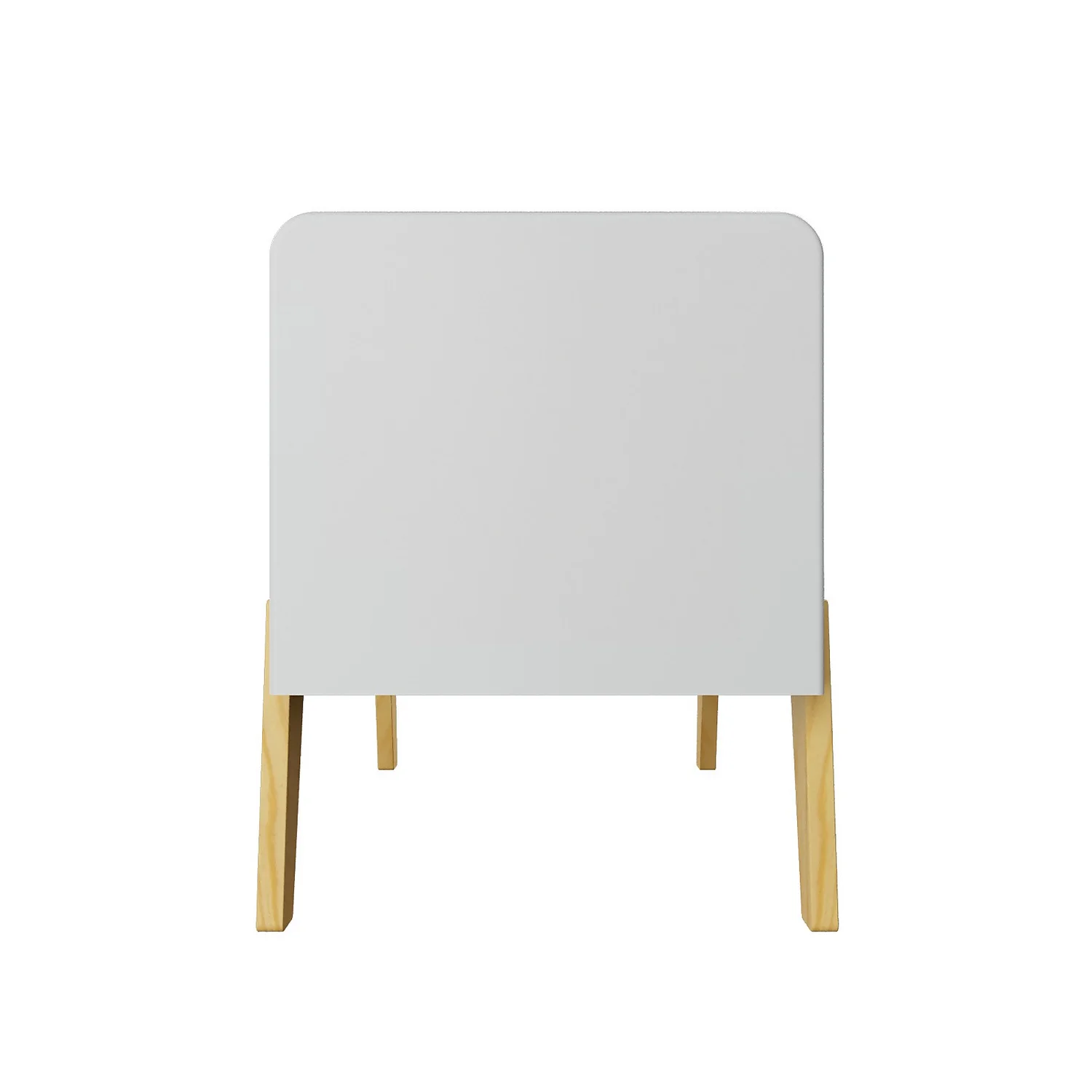 Kids Open Toy Chest - White & Natural 7 Kids Open Toy Chest - White & Natural - Image 5