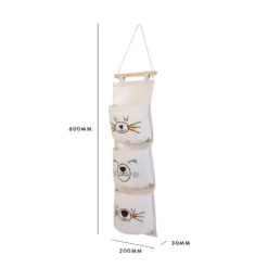 Kids 3 Pocket Hanging Organiser - Polar Bear 21 Kids 3 Pocket Hanging Organiser - Polar Bear -Home Furniture 13277677 8574929069276039