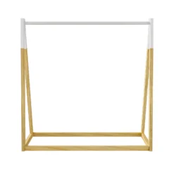 Kids A-Frame Clothes Rail - Natural & White -Home Furniture 13277679 1004929069136773