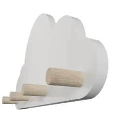 Kids Cloud Shelf With Hooks -Home Furniture 13277680 1774928017824489