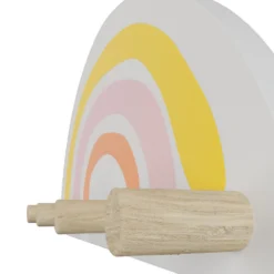Kids Rainbow Shelf With Hooks -Home Furniture 13277683 1754928017532151