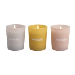House Beautiful Set Of 3 Votive Candles -Home Furniture 13469010 1744912014416022