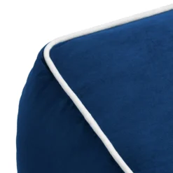 Pippa Square Pouffe - Blue 12 Pippa Square Pouffe - Blue -Home Furniture 13514423 6424997230071858