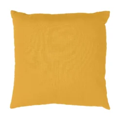 Recycled Cotton Cushion - Ochre