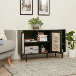 Kubu Rattan Sideboard - Black -Home Furniture 13633735 2025023661185449
