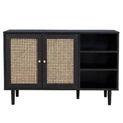 Kubu Rattan Sideboard - Black -Home Furniture 13633735 2044974679747746