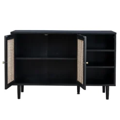 Kubu Rattan Sideboard - Black -Home Furniture 13633735 3784974679687104