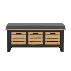Ashstead Storage Bench - Oak & Charcoal 15 Ashstead Storage Bench - Oak & Charcoal -Home Furniture 13642204 6064953455681931