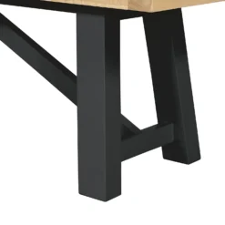 Ashstead Bench - Oak & Charcoal -Home Furniture 13642207 5884953454897281