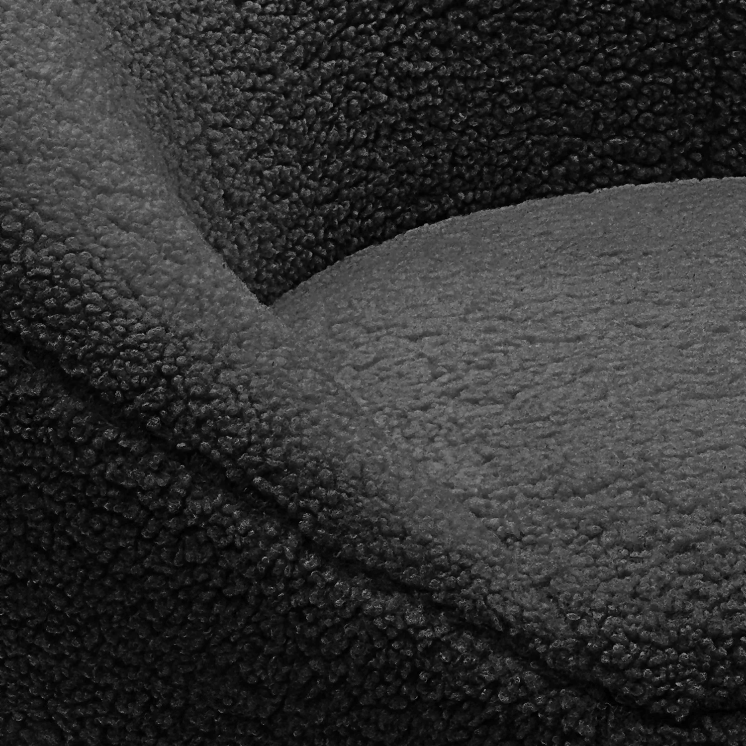 Bernie Boucle Chunky Tub Chair - Black 8 Bernie Boucle Chunky Tub Chair - Black - Image 6