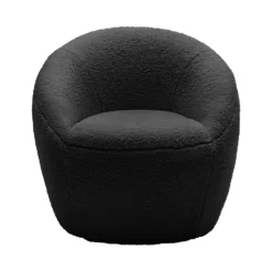 Bernie Boucle Chunky Tub Chair - Black 12 Bernie Boucle Chunky Tub Chair - Black -Home Furniture 13644161 2214997056788753
