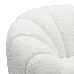 Brody Boucle Tub Armchair - Cream -Home Furniture 13644169 1234997056904808