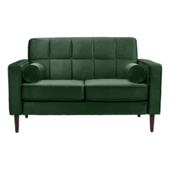 Draper Velvet 2 Seater Sofa In A Box - Green -Home Furniture 13645998 1914978299810930