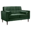 Draper Velvet 2 Seater Sofa In A Box - Green 1 Draper Velvet 2 Seater Sofa In A Box - Green -Home Furniture 13645998 3714978299614916