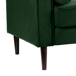 Draper Velvet 3 Seater Sofa In A Box - Green -Home Furniture 13646000 1824978299957786