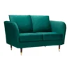 Cosmo Velvet 2 Seater Sofa In A Box - Emerald -Home Furniture 13646012 4734978299229245