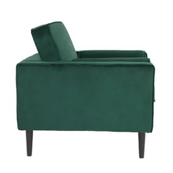 Merlin Velvet Armchair - Emerald -Home Furniture 13667706 1234964355441009
