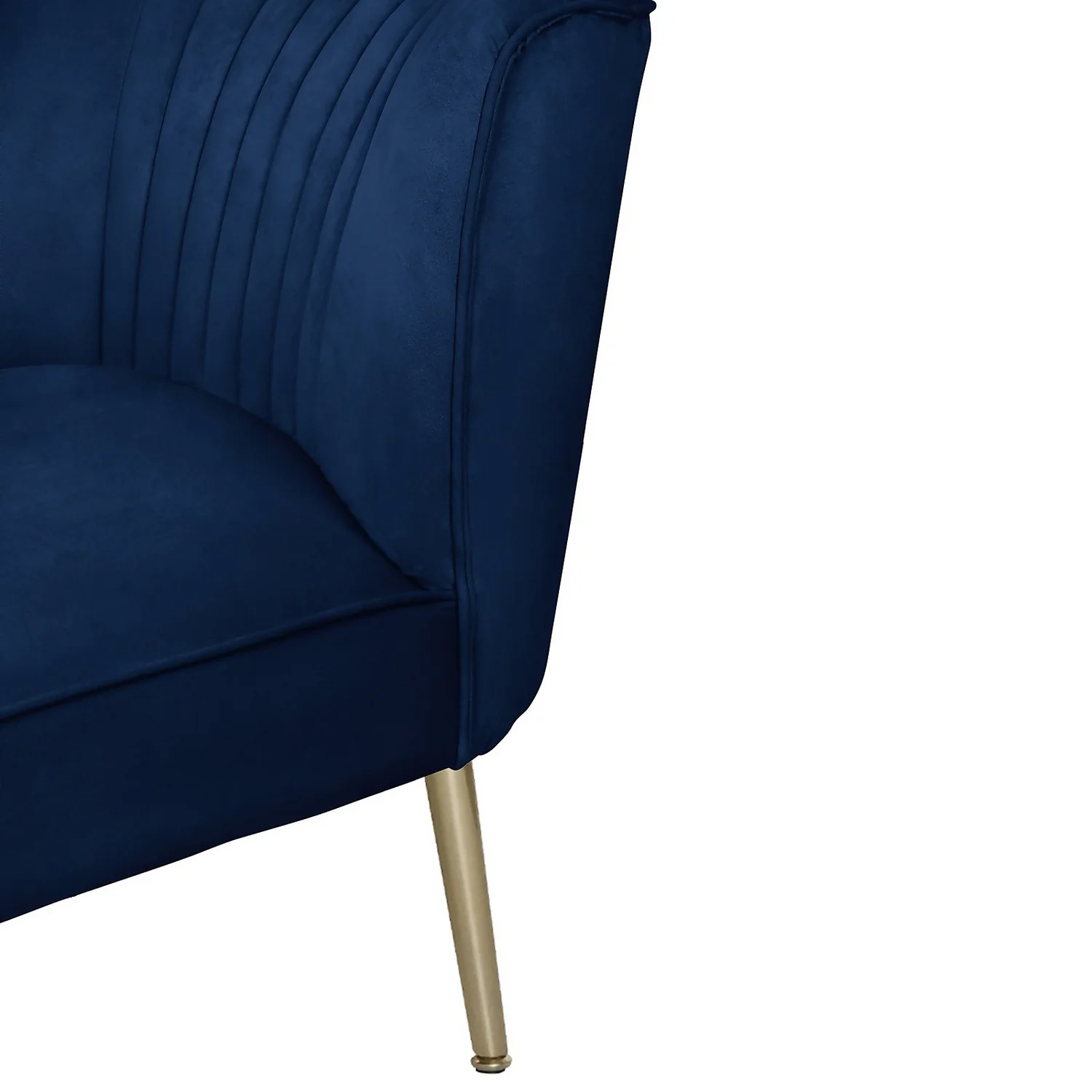 Gigi Velvet Chaise Longue - Midnight 11 Gigi Velvet Chaise Longue - Midnight - Image 9