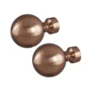 Rothley Baroque 25mm Solid Orb Curtain Pole Finials (Pair) - Antique Copper 2 Rothley Baroque 25mm Solid Orb Curtain Pole Finials (Pair) - Antique Copper -Home Furniture 13712249 2024976258235987