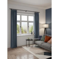 Rothley Baroque 25mm Cage Orb Curtain Pole Finials (Pair) - Matt Black -Home Furniture 13712260 2674976257813857