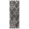 Deluxe Berber Shaggy Runner - Charcoal & White - 180x67cm 1 Deluxe Berber Shaggy Runner - Charcoal & White - 180x67cm -Home Furniture 13888026 1724988130898578