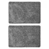 Relay Set Of 2 Mats - Dark Grey - 50x 80cm -Home Furniture 13908380 5905052680095269