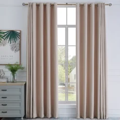 Extendable Curtain Pole With Cage Ball Finial - Brass -Home Furniture 13909289 1434987948183572