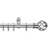 Extendable Curtain Pole With Cage Ball Finial - Steel 2 Extendable Curtain Pole With Cage Ball Finial - Steel -Home Furniture 13909296 1134987948378020