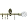 Extendable Curtain Pole With Stud Finial - Steel 16/19mm -Home Furniture 13909331 2344987948381953